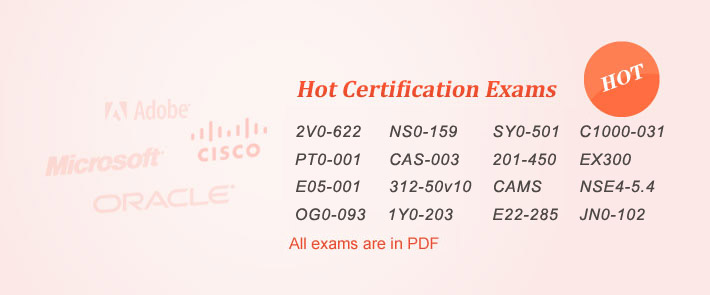 Hot Certification Exams